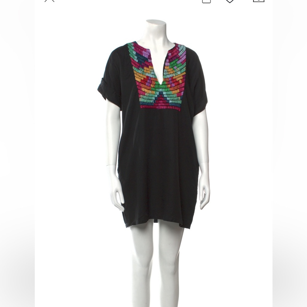 Mara Hoffman Graphic Print Mini Dress